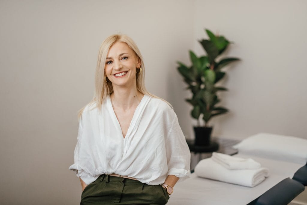 Marta, osteopath and manual therapist at Marylebone House